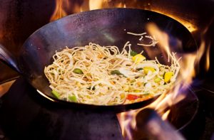 Wok in Restaurant Wok in Restaurant