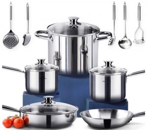 Homichef 14pc nickel free cookware set Homichef 14pc nickel free cookware set