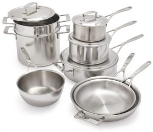 Demeyere Silver 7 12 pc set from Sur la Table Demeyere Silver 7 12 pc set from Sur la Table