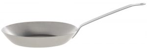 Vollrath carbon steel skillet side view Vollrath carbon steel skillet