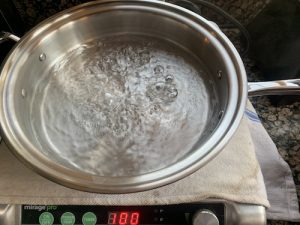 360 Cookware with boiling water 360 Cookware with boiling water
