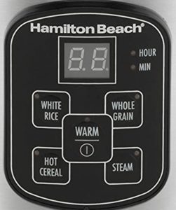 Hamilton Beach Digital Rice Cooker 37518 control panel Hamilton Beach Digital Rice Cooker 37518 control panel