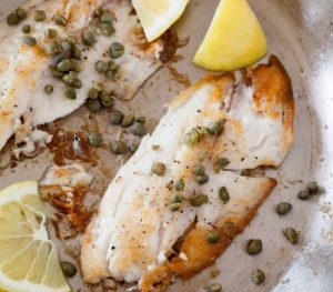 Fish in Lemon Caper Sauce Fish in Lemon Caper Sauce
