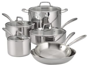 Tramontina Tri-Ply Clad 10pc set China 2 Tramontina Tri-Ply Clad 10pc set China 2