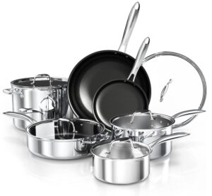 Imarku 11pc Tri-ply cookware set Imarku 11pc Tri-ply cookware set