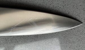 Photo of TrizorXV scratched blade Photo of TrizorXV scratched blade