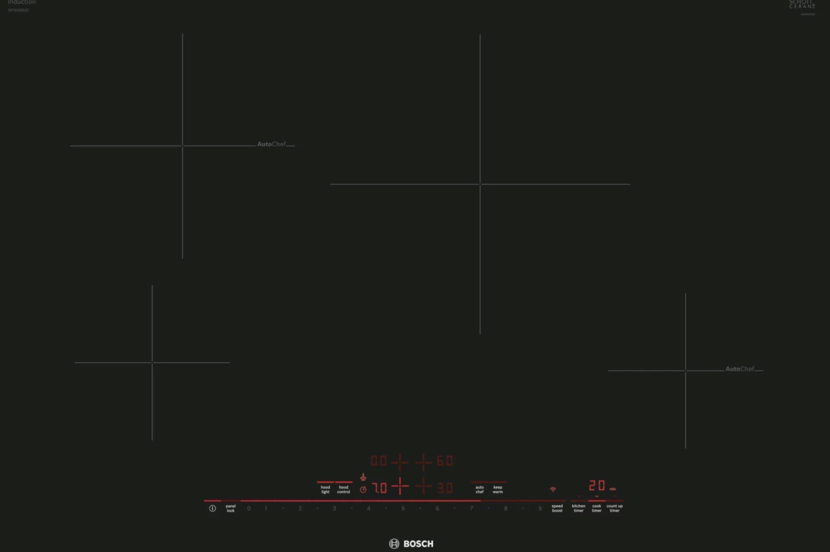 Bosch 30in 800 induction cooktop