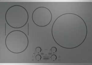 Cafe 30in induction cooktop gray