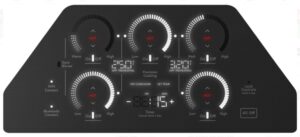 Cafe 36in. induction cooktop control panel