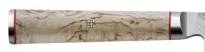 Miyabi Birchwood handle closeup Miyabi Birchwood handle closeup