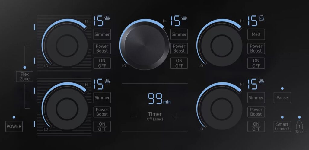 Samsung 36 induction cooktop control panel Samsung 36 induction cooktop control panel