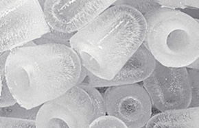 Bullet ice closeup Bullet ice