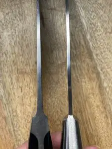 Wusthof vs Messermeister spine thickness Wusthof vs Messermeister spine thickness