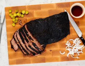 Boardsmith Maple End Grain Cutting Board with Brisket Boardsmith Maple End Grain Cutting Board with Brisket