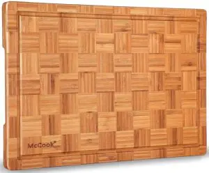 McCook End Grain Bamboo Cutting Board 17x12 McCook End Grain Bamboo Cutting Board 17x12