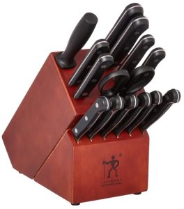 Henckels Solution 15 piece set with cherry block Henckels Solution 15 piece set with cherry block