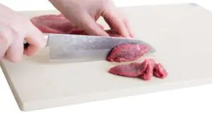 NoTrax Sani-Tuff cutting board with meat NoTrax Sani-Tuff cutting board with meat