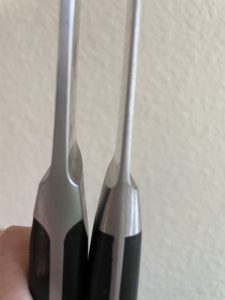 Wusthof Henckels Classic spine comparison Wusthof Henckels Classic spine comparison