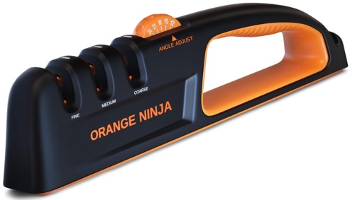 Sharp Pebble Orange Ninja Adjustable Pull-Through Sharpener Sharp Pebble Orange Ninja Adjustable Pull-Through Sharpener