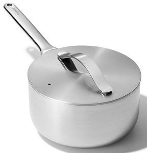 Caraway Stainless Sauce Pan with Lid Caraway Stainless Sauce Pan with Lid