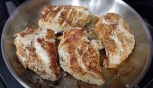 Ninja Everclad Skillet with Chicken Breasts Ninja Everclad Skillet with Chicken Breasts