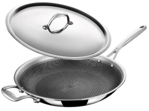 Stahl hybrid skillet with steel lid Stahl hybrid skillet with steel lid