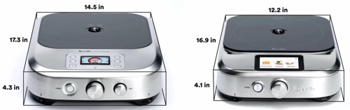 Breville Control Freak Original vs Home size Breville Control Freak Original vs Home size