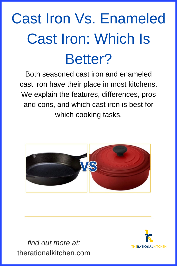 Cast Iron Vs Enameled Cast Iron pinererst Cast Iron Vs Enameled Cast Iron pinererst