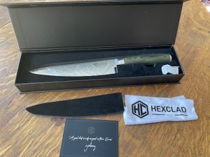 Hexclad knife with packaging Hexclad knife with packaging
