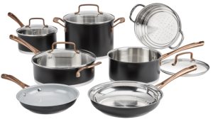Cuisinart Matte Black 11pc cookware set Cuisinart Matte Black 11pc cookware set